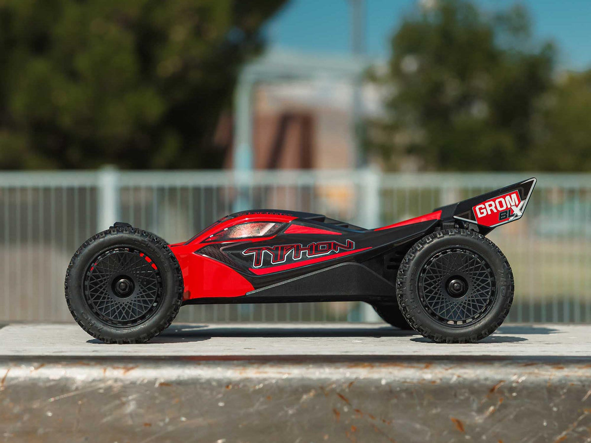1/14 TYPHON GROM 223S BLX 4X4 with Batt/Charger Red