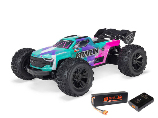 1/16 MINI KRATON 3S DSC 4X4 RTR with Batt/Charg, Pink/Teal