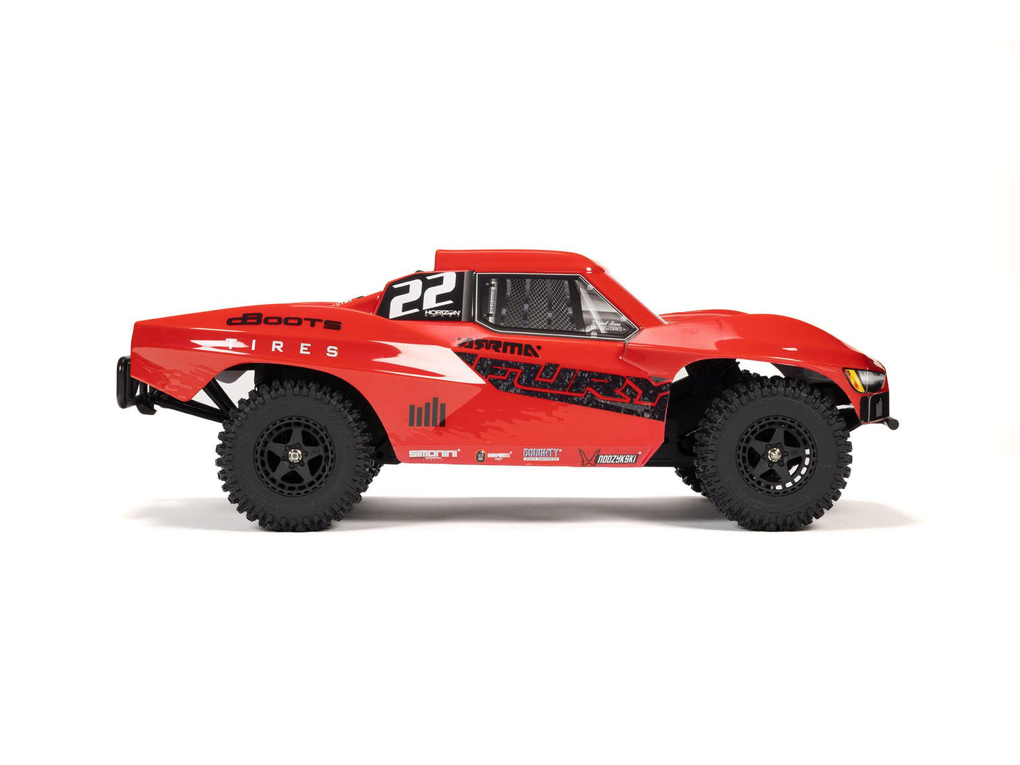 1/10 FURY MEGA 550 4X2 SCT with Battery & Charger Red