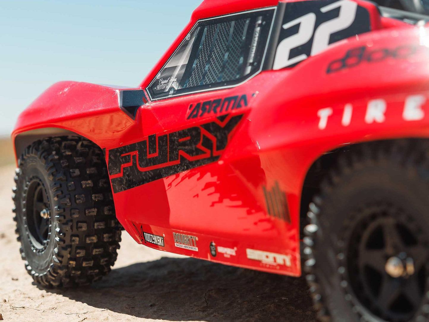 1/10 FURY MEGA 550 4X2 SCT with Battery & Charger Red
