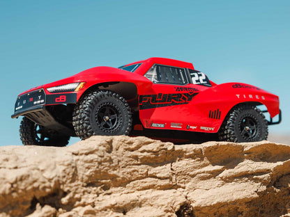 1/10 FURY MEGA 550 4X2 SCT with Battery & Charger Red