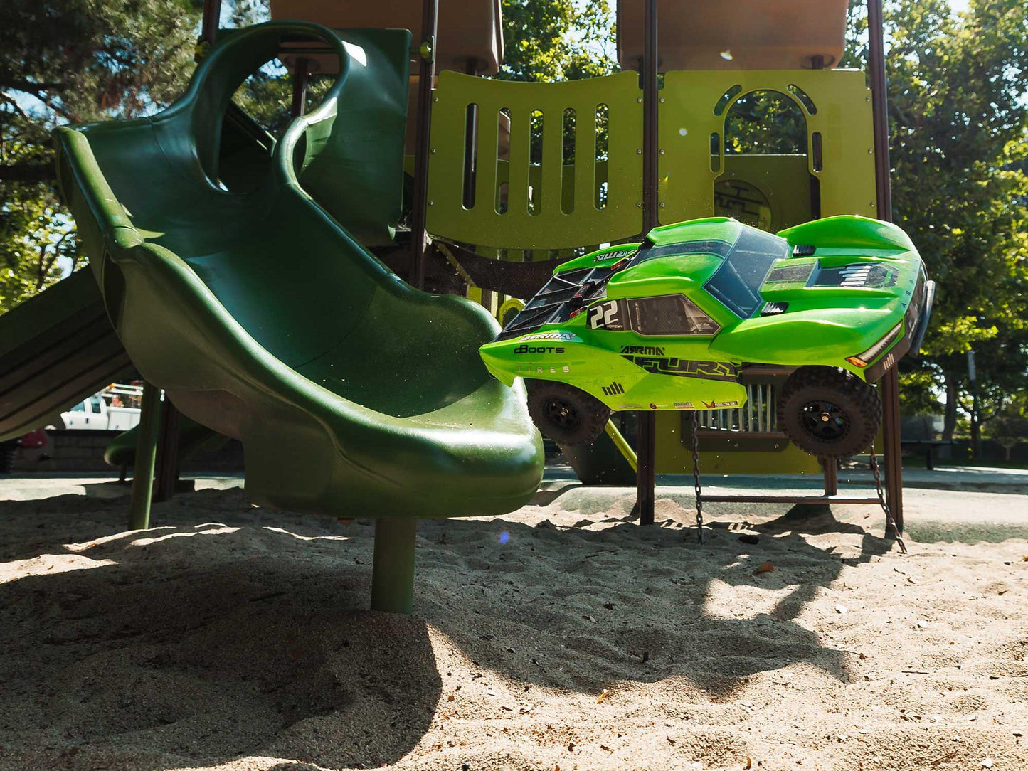 1/10 FURY MEGA 550 4X2 SCT ARTR (No Battery/Charger) Green