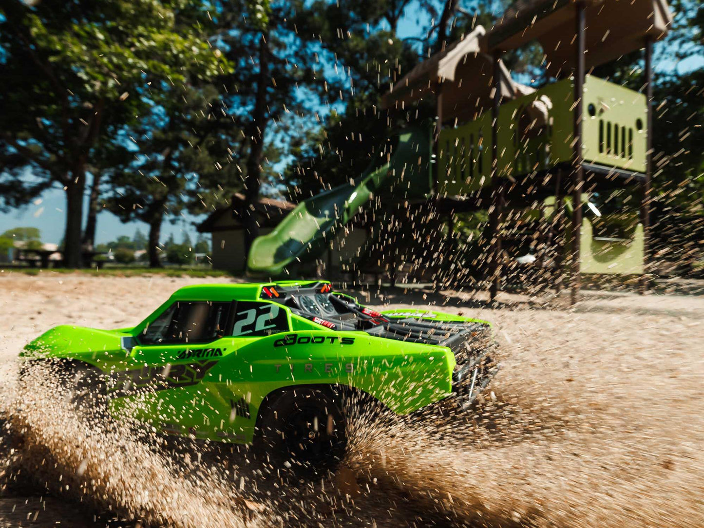 1/10 FURY MEGA 550 4X2 SCT ARTR (No Battery/Charger) Green