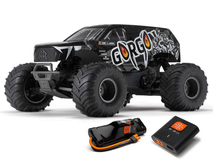 1/10 GORGON MEGA 550 2WD MT RTA Kit w/Batt & Chg Gunmetal