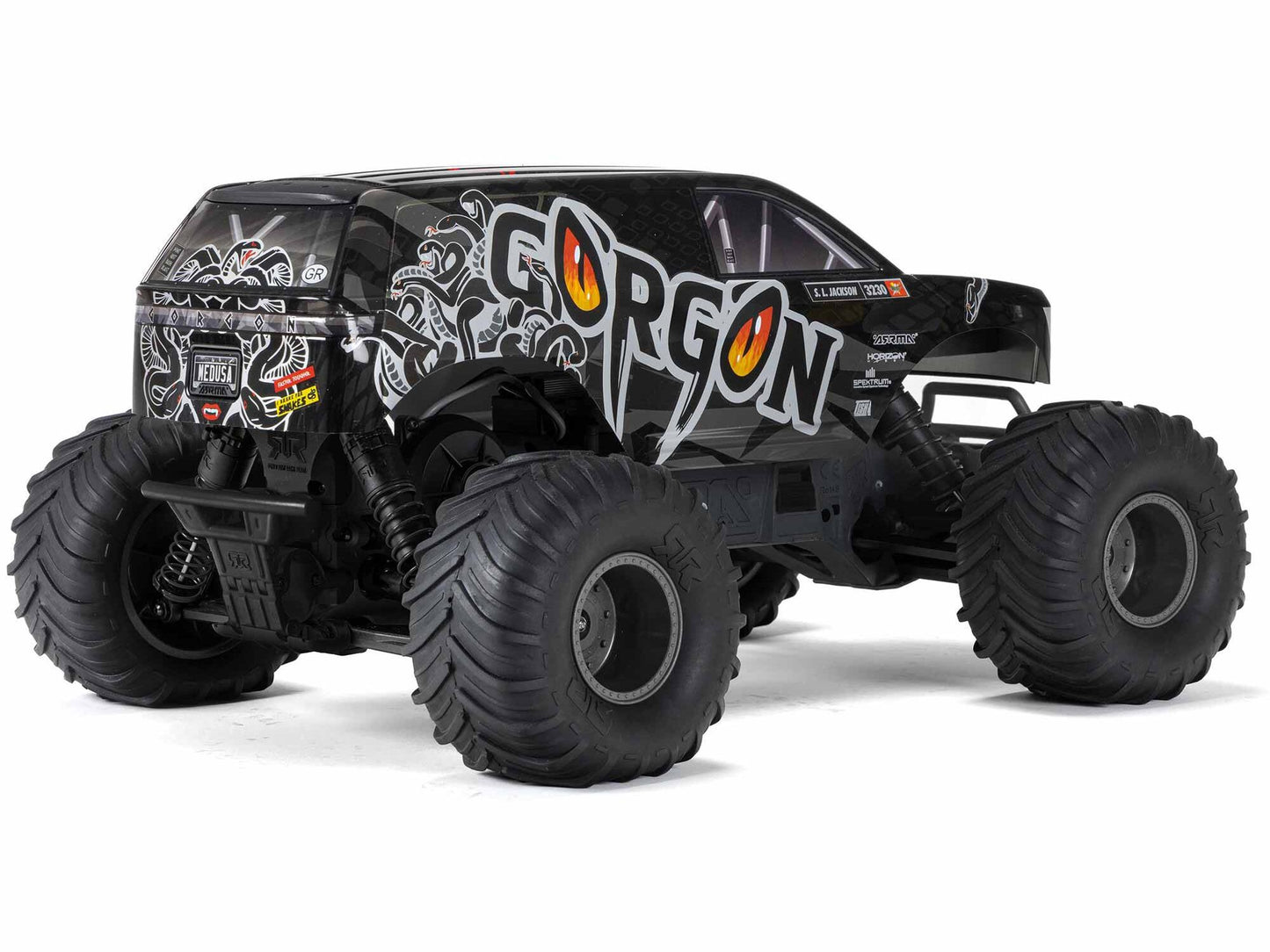 1/10 GORGON MEGA 550 2WD MT RTA Kit w/Batt & Chg Gunmetal
