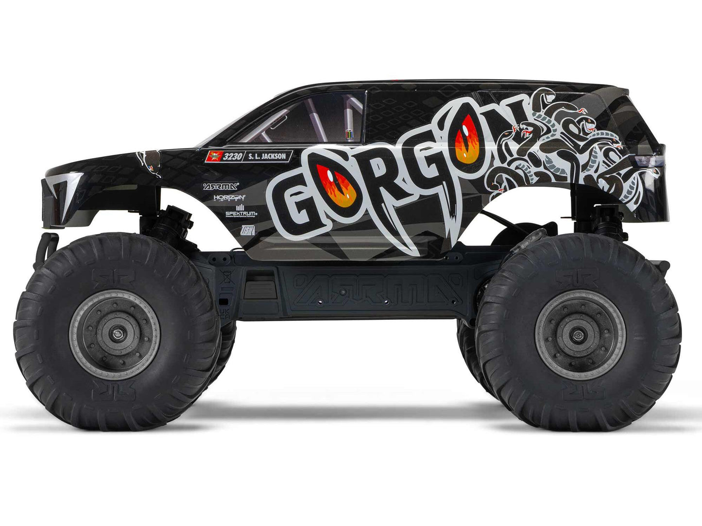 1/10 GORGON MEGA 550 2WD MT RTA Kit w/Batt & Chg Gunmetal
