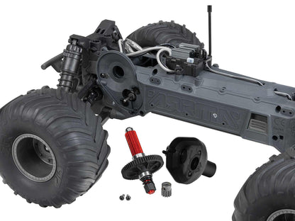 1/10 GORGON MEGA 550 2WD MT RTA Kit w/Batt & Chg Gunmetal