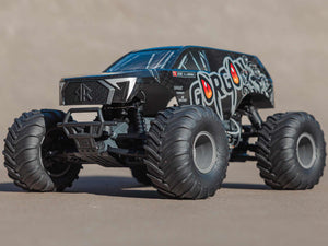1/10 GORGON MEGA 550 2WD MT RTA Kit w/Batt & Chg Gunmetal