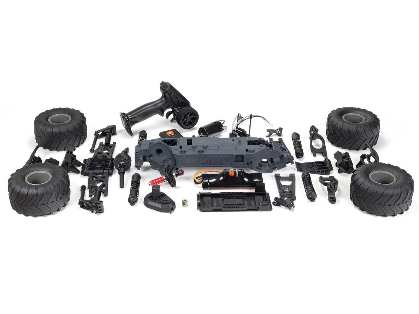 1/10 GORGON 2WD RTA Kit Brushed Monster Truck (Battery & Cha