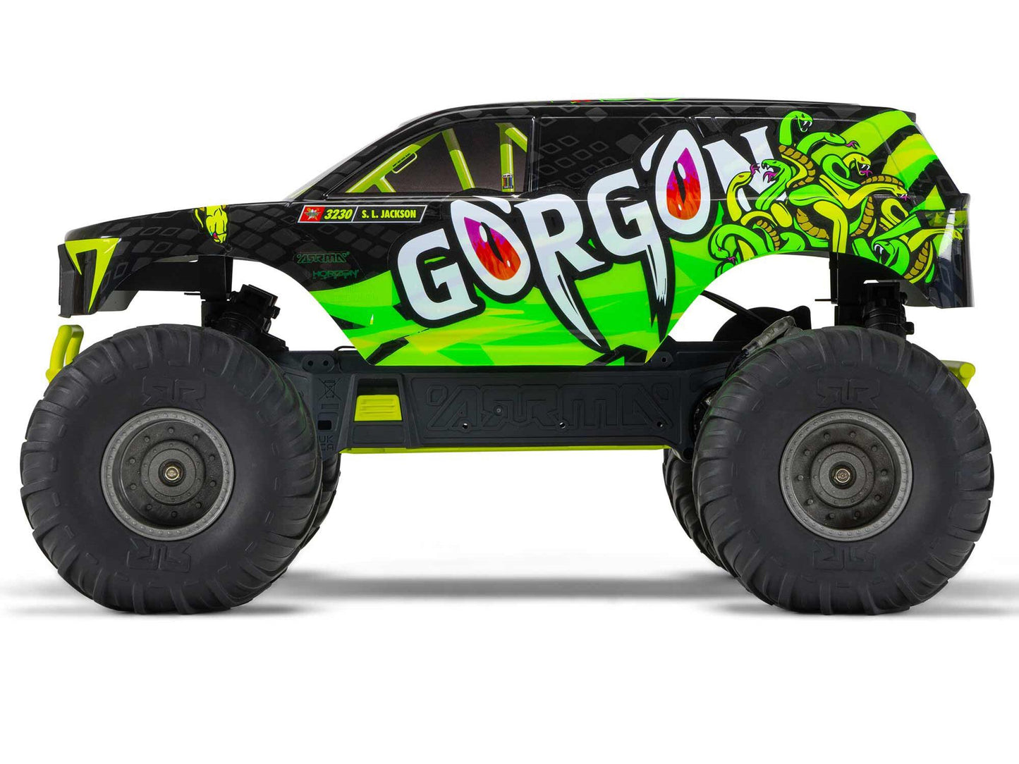 1/10 GORGON MEGA 550 2WD MT with Battery & Charger Yellow