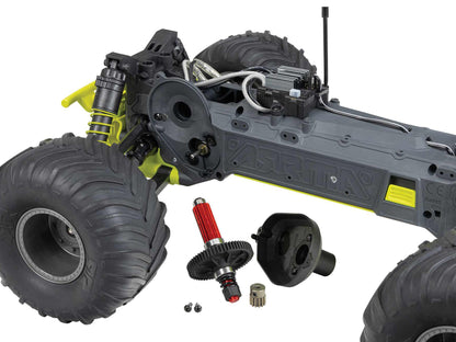 1/10 GORGON MEGA 550 2WD MT with Battery & Charger Yellow