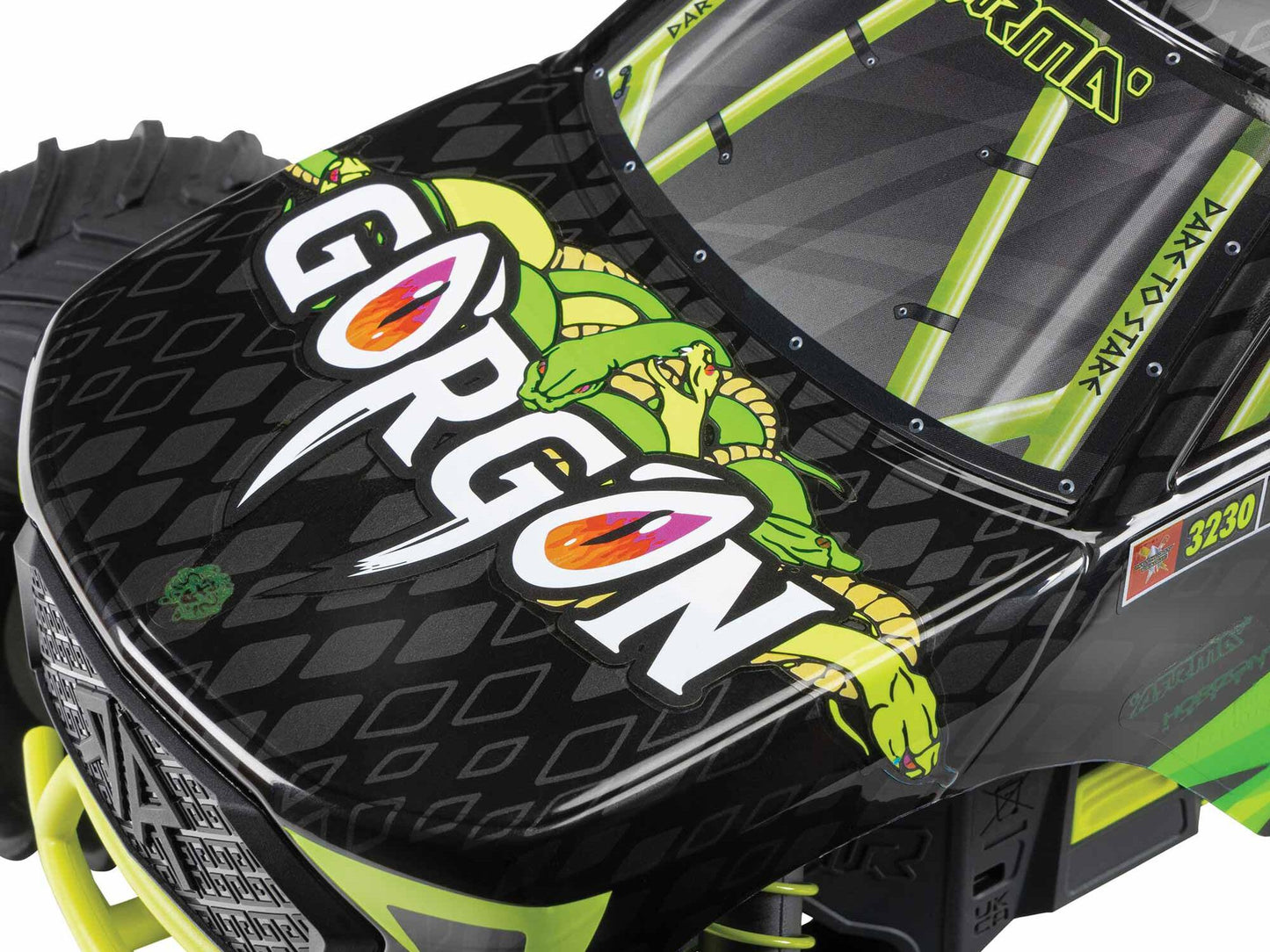 1/10 GORGON MEGA 550 2WD MT with Battery & Charger Yellow