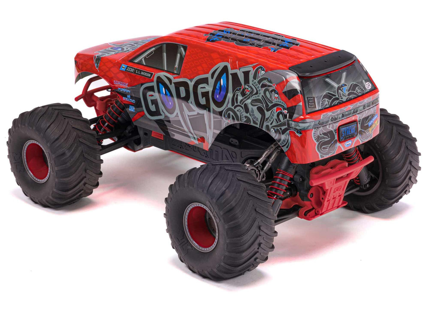 1/10 GORGON MEGA 550 2WD MT with Battery & Charger Red