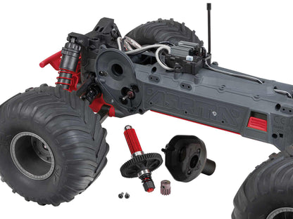 1/10 GORGON MEGA 550 2WD MT with Battery & Charger Red