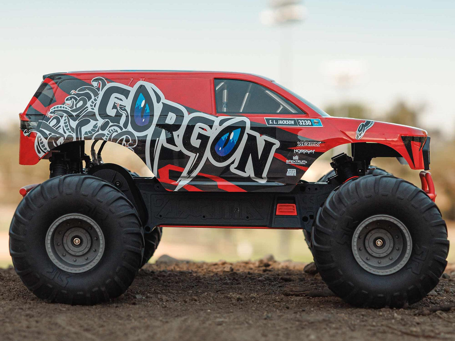 1/10 GORGON MEGA 550 2WD MT with Battery & Charger Red