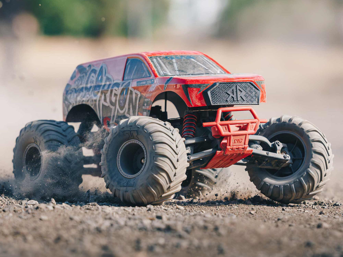 1/10 GORGON MEGA 550 2WD MT with Battery & Charger Red