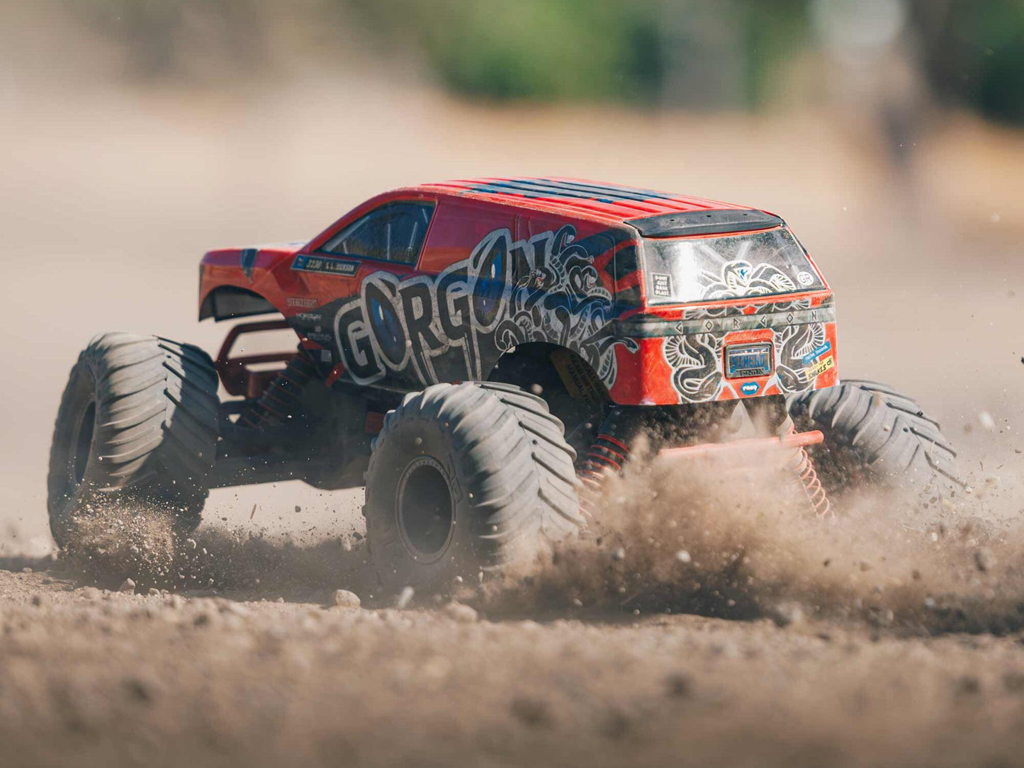 1/10 GORGON MEGA 550 2WD MT with Battery & Charger Red