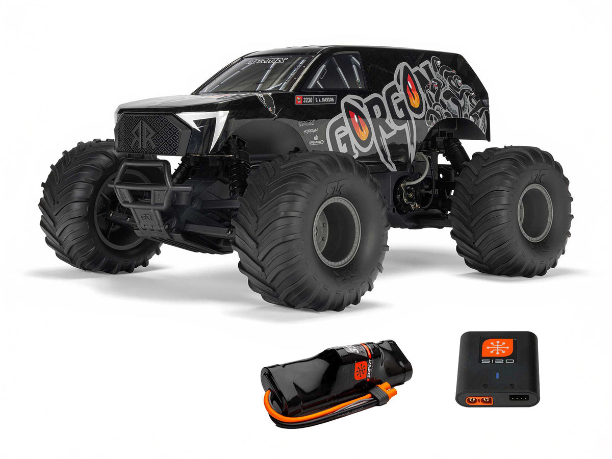 1/10 GORGON MEGA 550 2WD MT with Battery & Charger Gun Metal