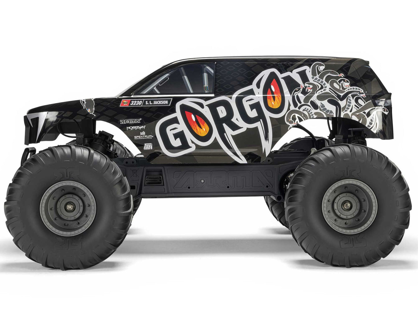 1/10 GORGON MEGA 550 2WD MT with Battery & Charger Gun Metal