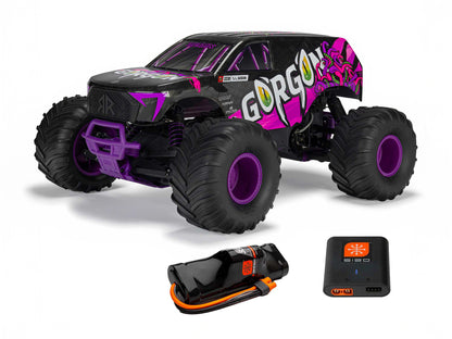 1/10 GORGON MEGA 550 2WD MT with Battery & Charger Purple C-ARA3230ST4