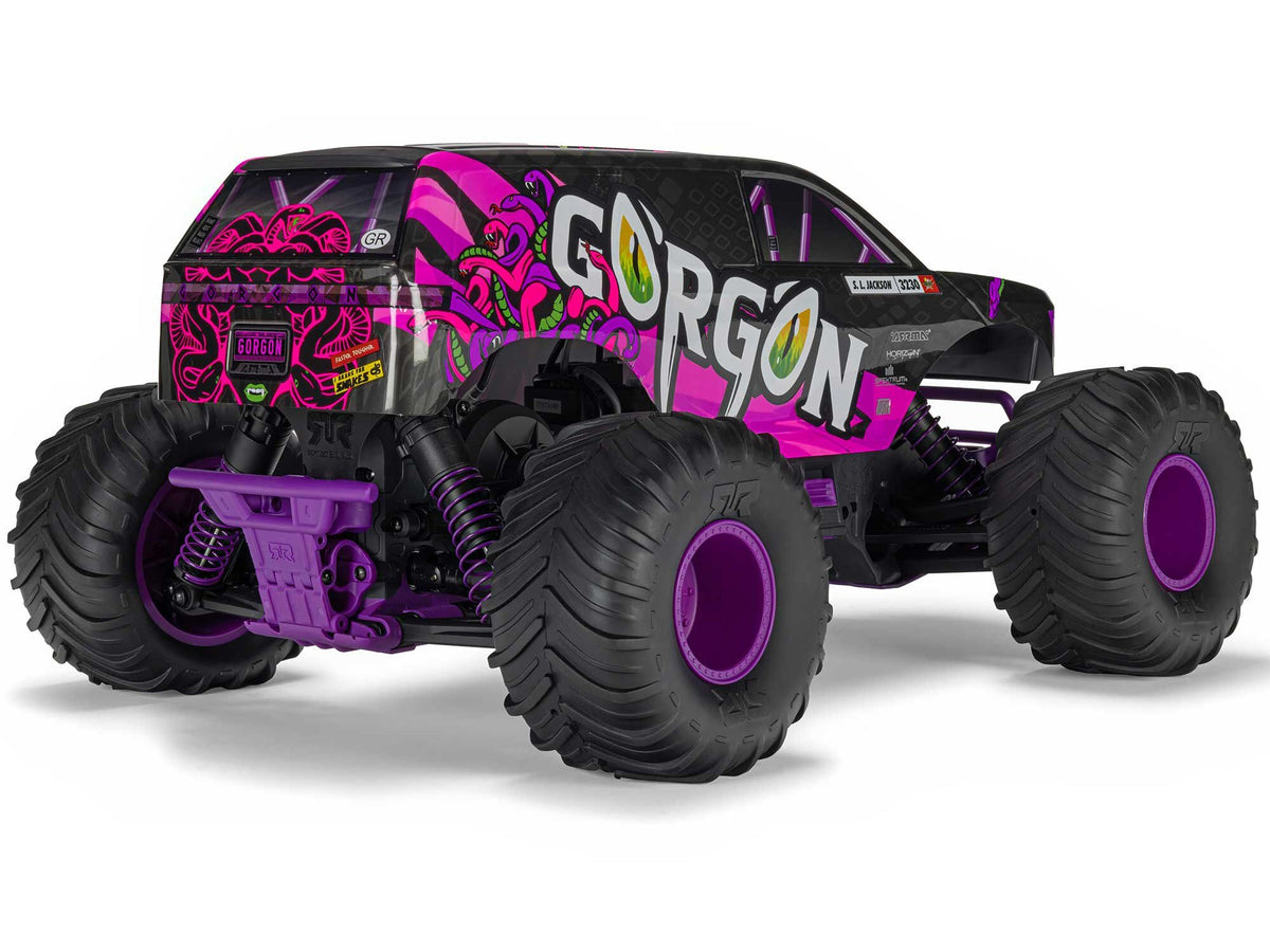 1/10 GORGON MEGA 550 2WD MT with Battery & Charger Purple