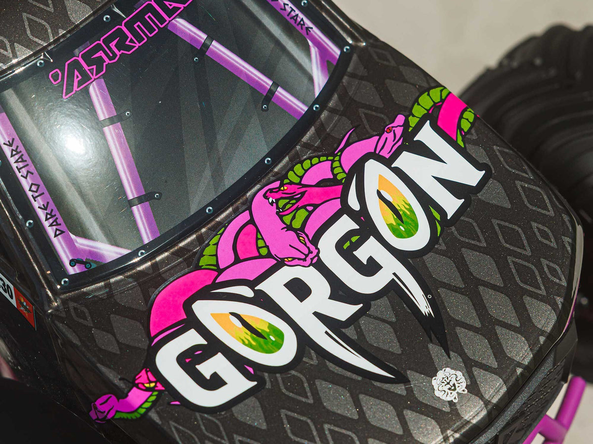 1/10 GORGON MEGA 550 2WD MT with Battery & Charger Purple