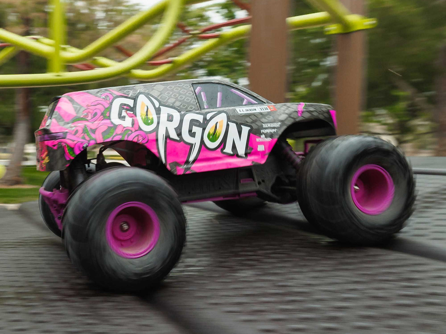 1/10 GORGON MEGA 550 2WD MT with Battery & Charger Purple