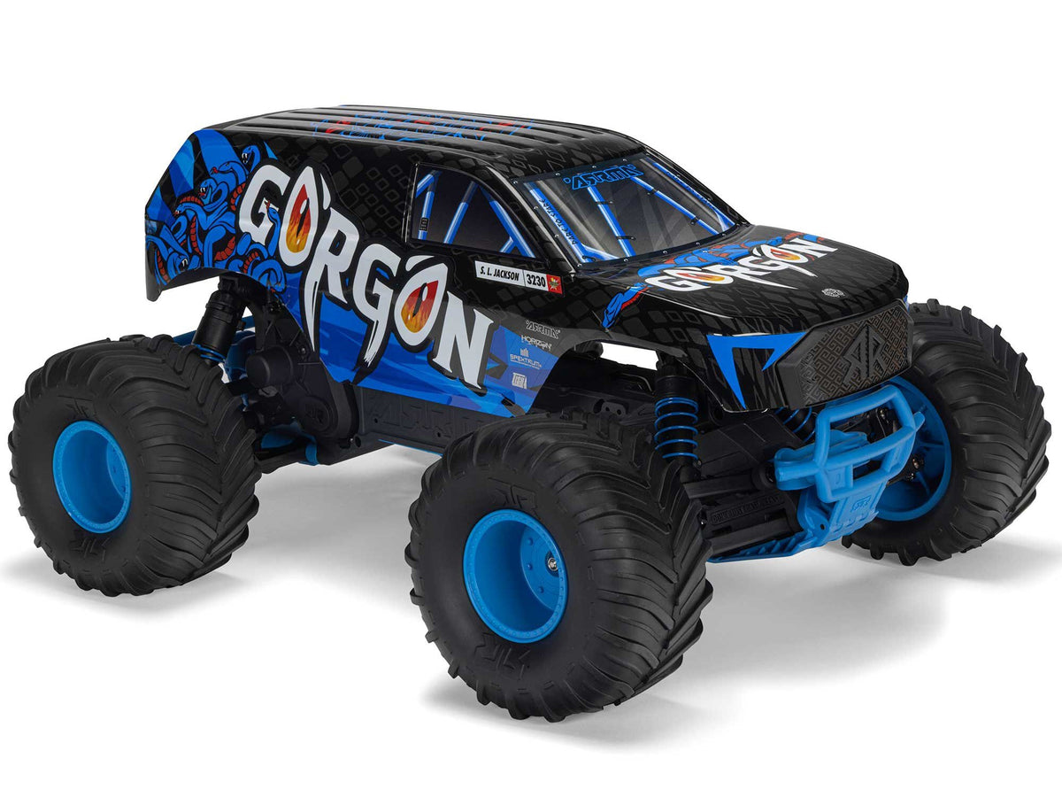1/10 GORGON MEGA 550 2WD MT with Battery & Charger Blue