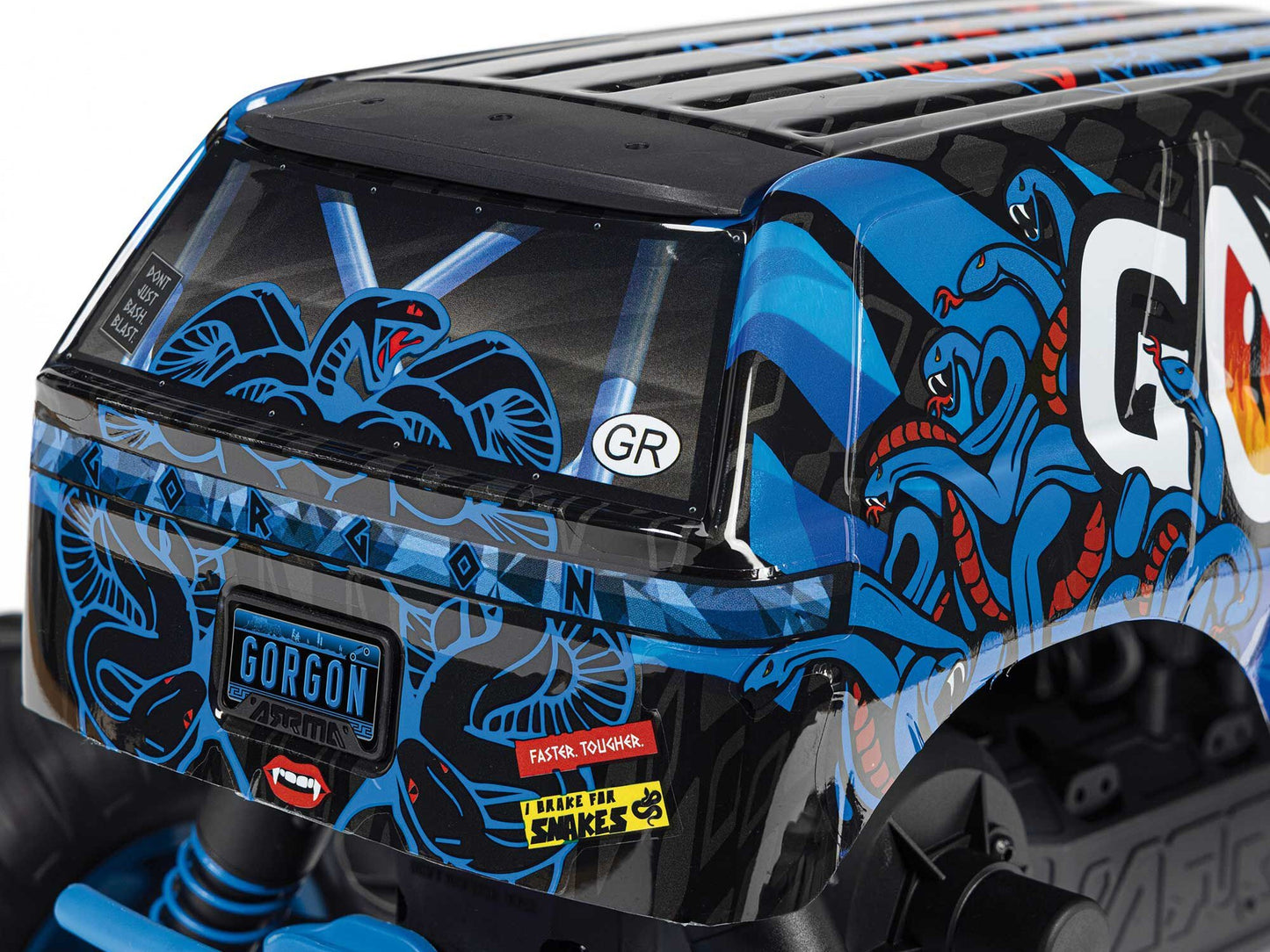 1/10 GORGON MEGA 550 2WD MT with Battery & Charger Blue