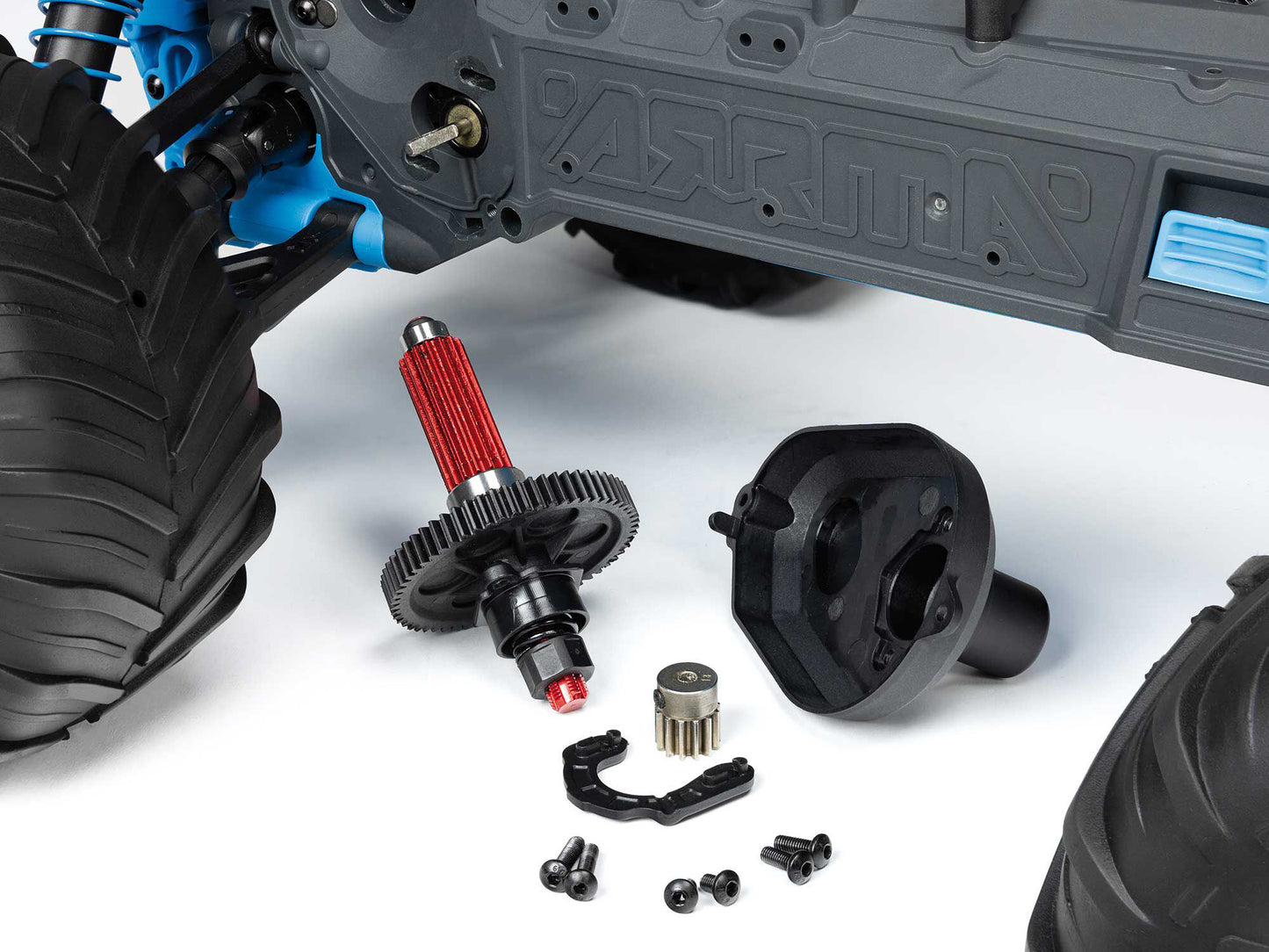 1/10 GORGON MEGA 550 2WD MT with Battery & Charger Blue