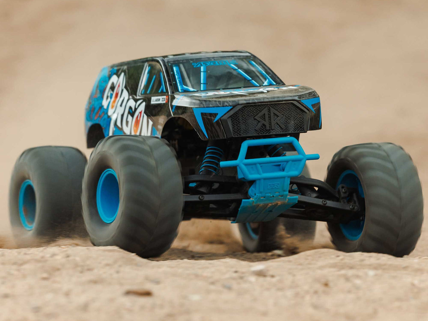 1/10 GORGON MEGA 550 2WD MT with Battery & Charger Blue