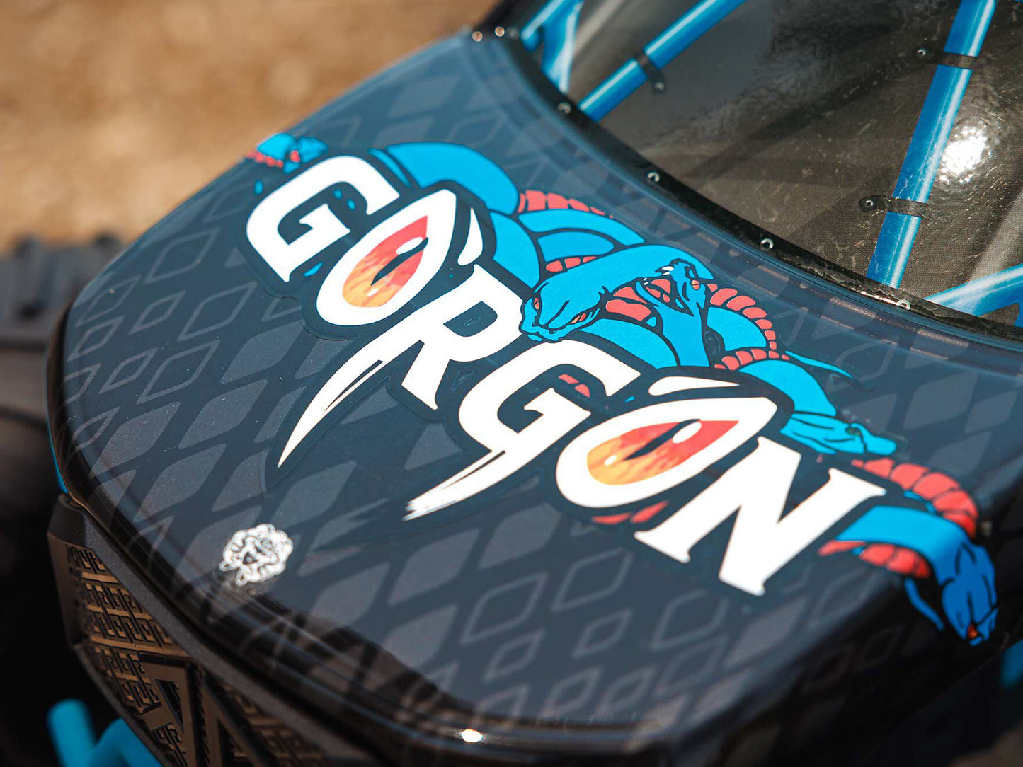 1/10 GORGON MEGA 550 2WD MT (no Battery/Charger) Blue