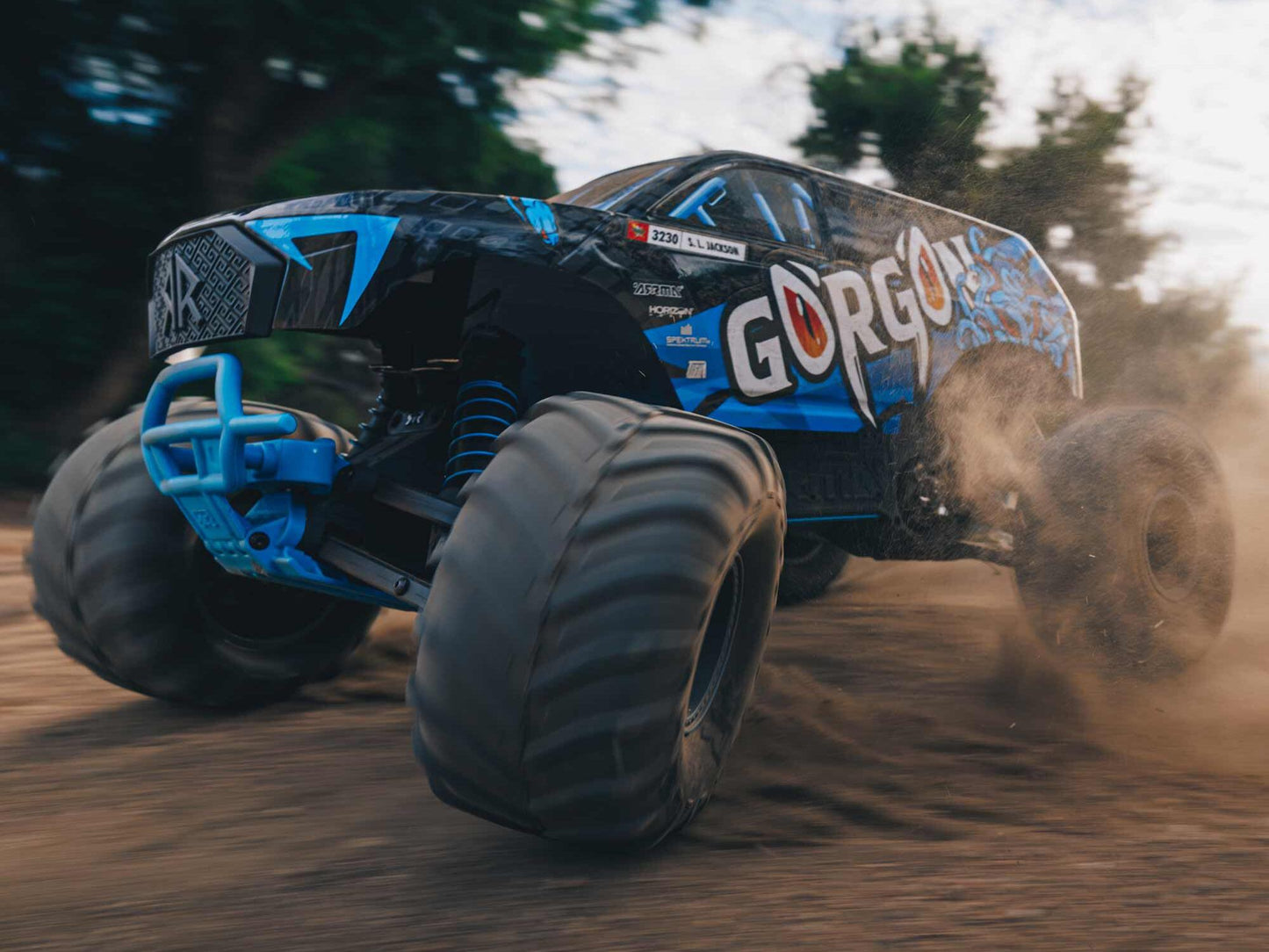 1/10 GORGON MEGA 550 2WD MT (no Battery/Charger) Blue
