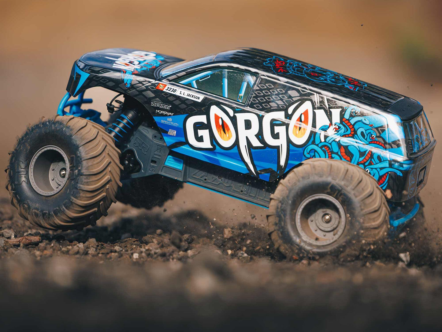 1/10 GORGON MEGA 550 2WD MT (no Battery/Charger) Blue