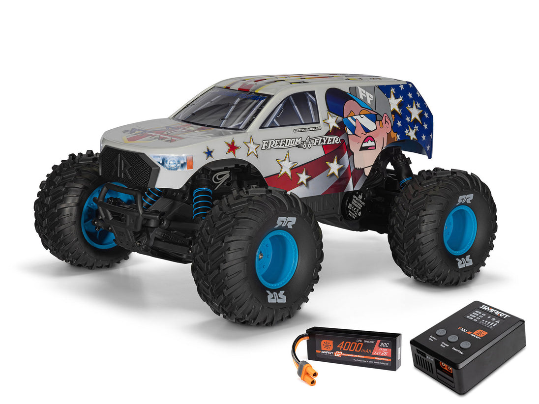 1/10 FREEDOM FLYER 223S 2WD RTR Brushless Monster Truck – Arrma RC model