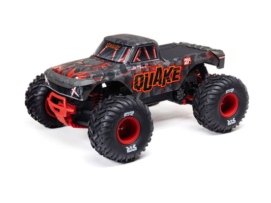 1/10 QUAKE 223S DSC 2WD RTR Brushless Monster Truck, Red