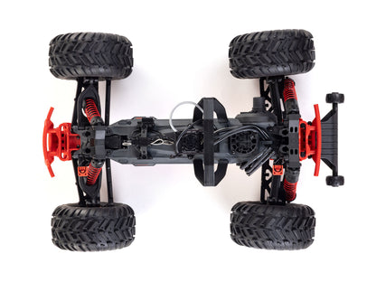 1/10 QUAKE 223S DSC 2WD RTR Brushless Monster Truck, Red