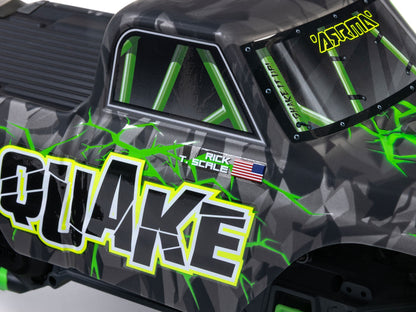 1/10 QUAKE 223S DSC 2WD RTR Brushless Monster Truck, Green