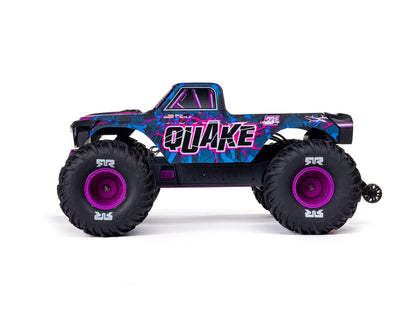1/10 QUAKE 223S DSC 2WD RTR Brushless Monster Truck, Purple