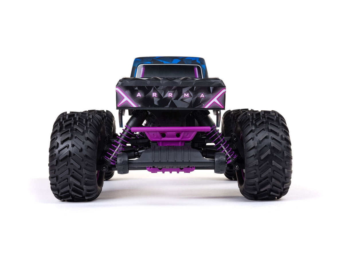 1/10 QUAKE 223S DSC 2WD RTR Brushless Monster Truck, Purple