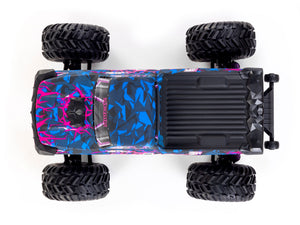 1/10 QUAKE 223S DSC 2WD RTR Brushless Monster Truck, Purple