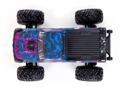 1/10 QUAKE 223S DSC 2WD RTR Brushless Monster Truck, Purple