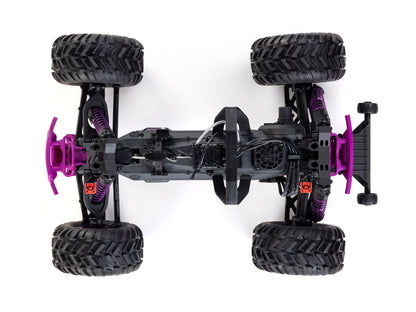 1/10 QUAKE 223S DSC 2WD RTR Brushless Monster Truck, Purple