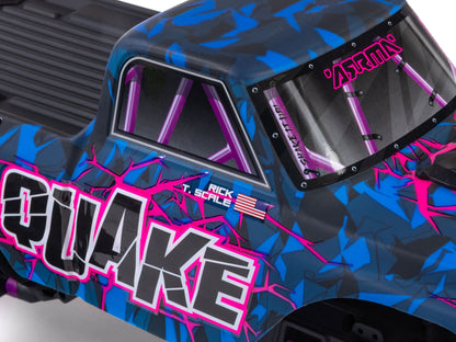 1/10 QUAKE 223S DSC 2WD RTR Brushless Monster Truck, Purple