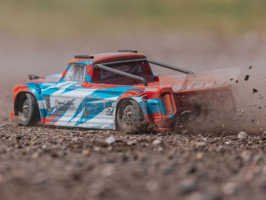 1/8 INFRACTION MEGA Resto-Mod Truck with Batt/Chg Red/Blue