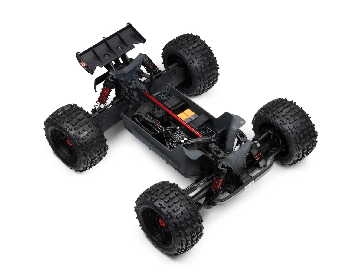 1/10 OUTCAST 4S 4X4 BLX Stunt MT (with Centre Diff) Red