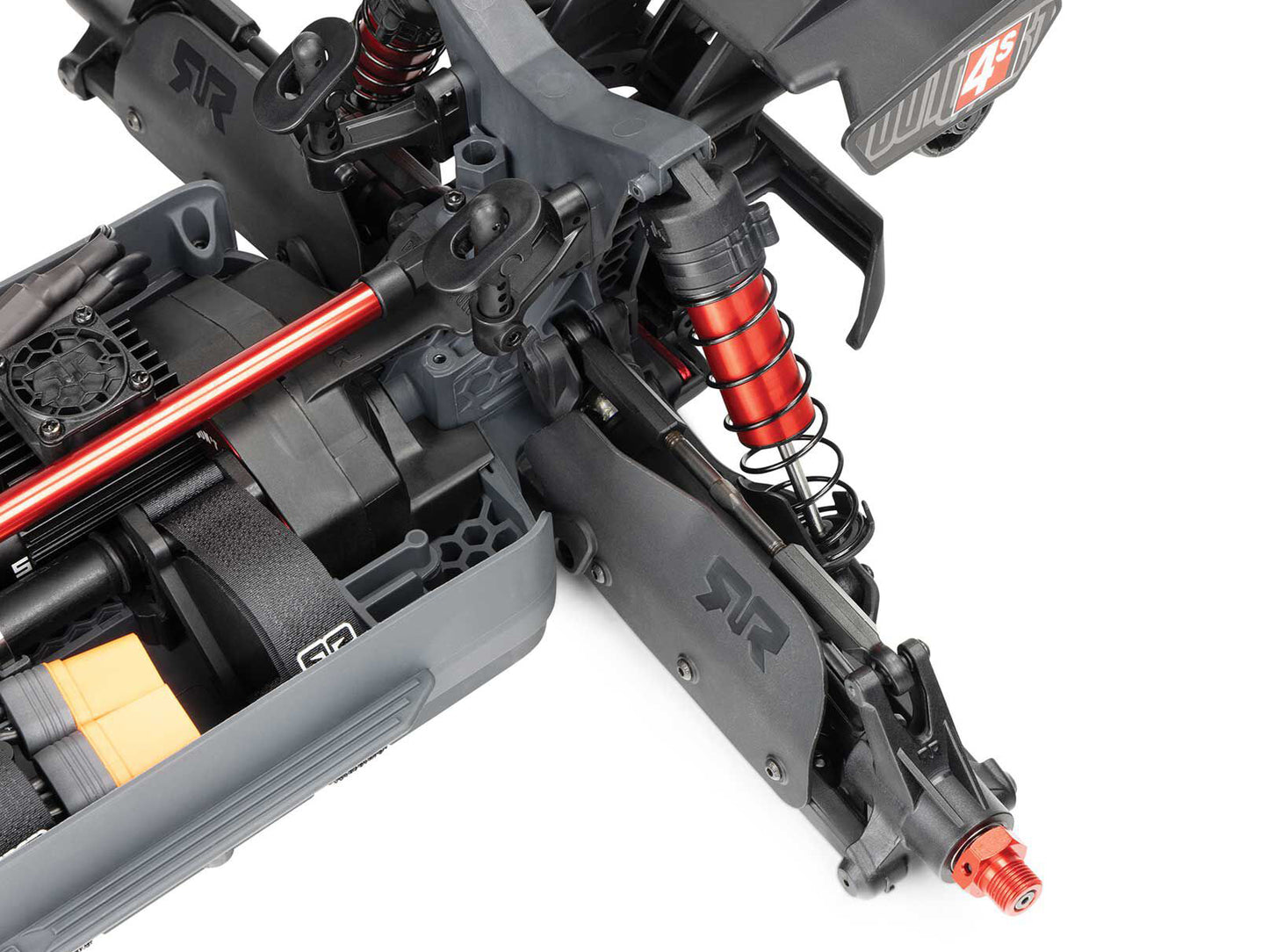 1/10 OUTCAST 4S 4X4 BLX Stunt MT (with Centre Diff) Red