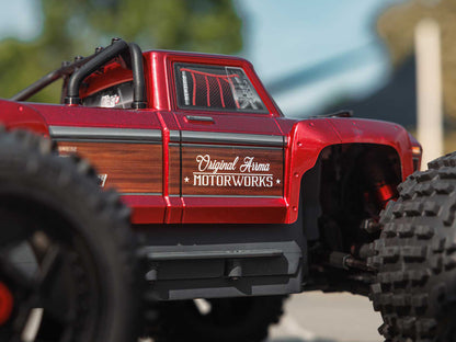 1/10 OUTCAST 4S 4X4 BLX Stunt MT (with Centre Diff) Red