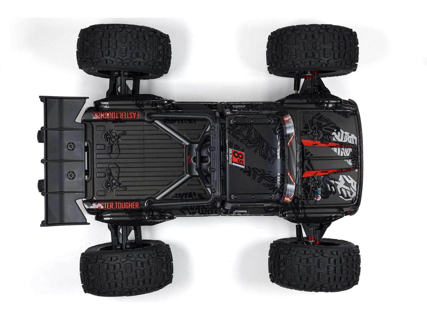 1/5 OUTCAST 8S 4X4 BLX EXB Stunt Truck RTR Black