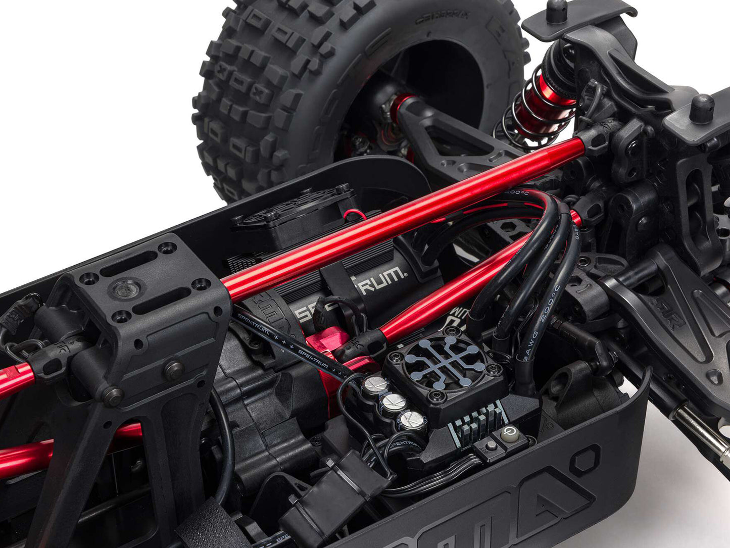 1/5 OUTCAST 8S 4X4 BLX EXB Stunt Truck RTR Black